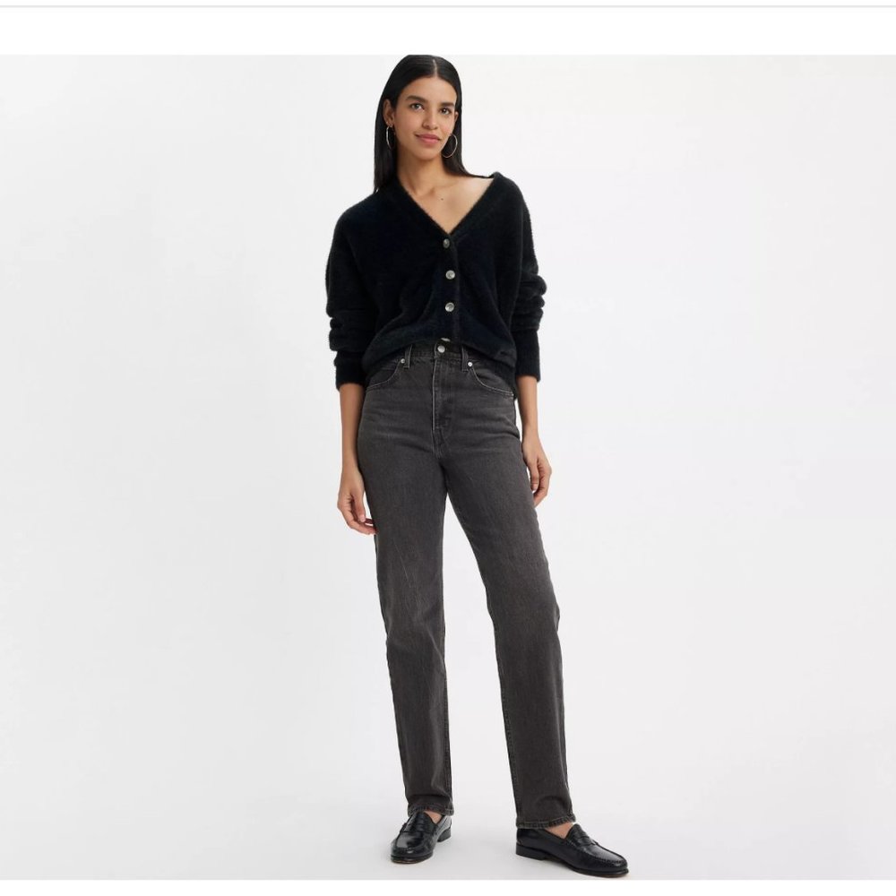 Levi's 70s High Slim Straight Dark Wash Jeans